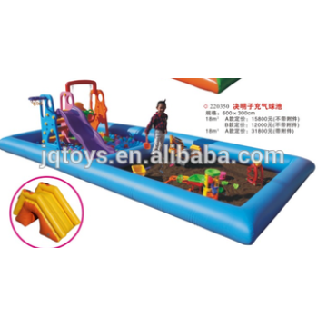 China Soft Kids inflatable Indoor ball pool slide sand Entertainment playground